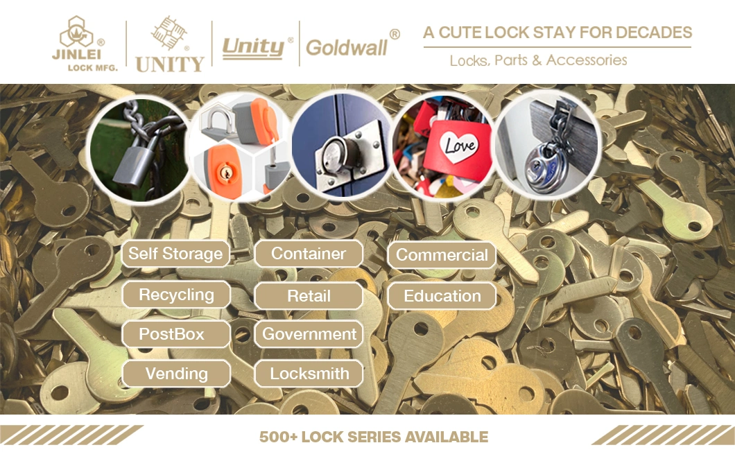 Colorful Combination Padlock Zinc Alloy Lock for Luggage