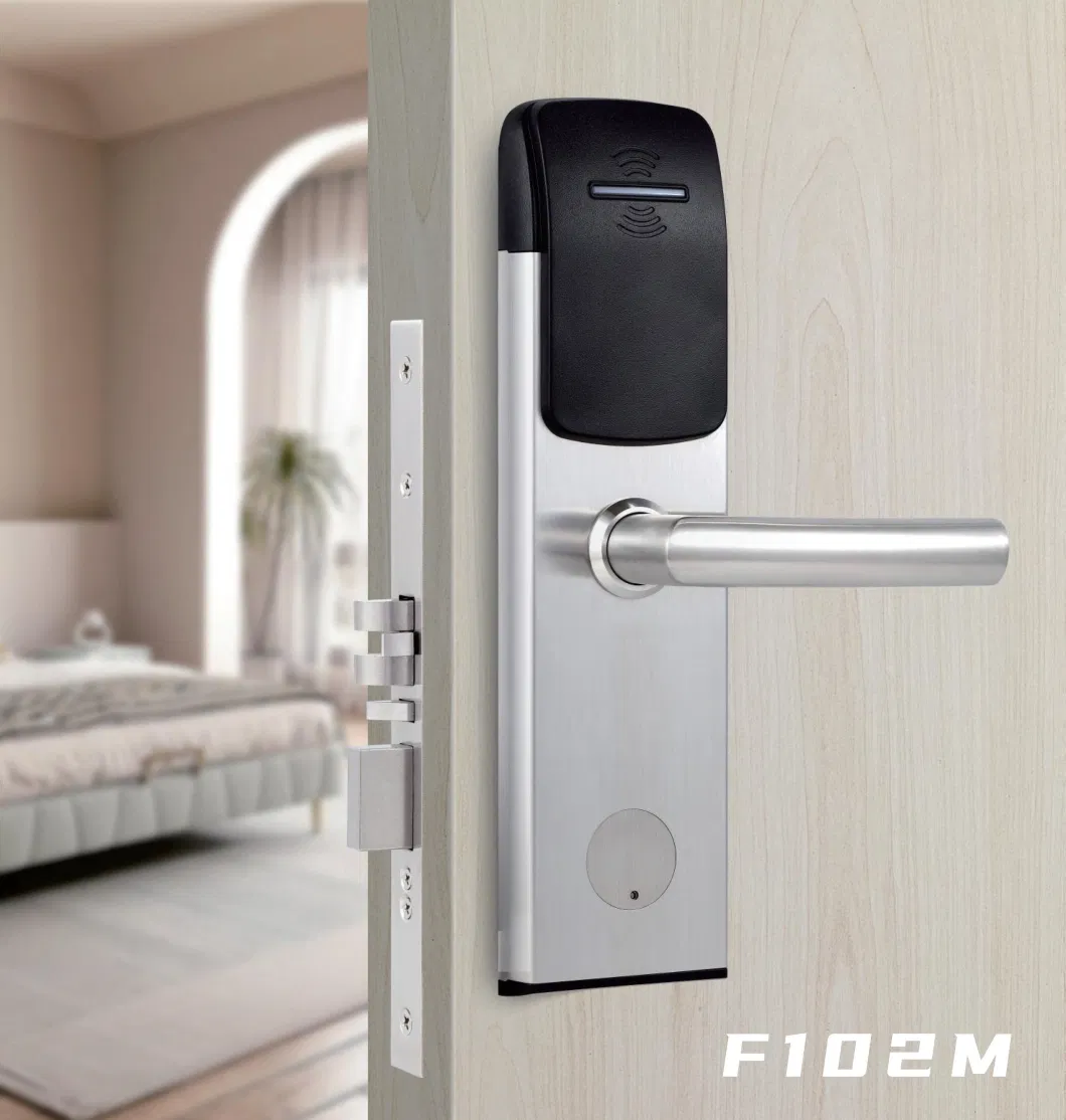 RFID Card Security Gate System Keyless Entry Safe Electric Electronic Handle Locking Keys Door Cylinders Hotel Lock