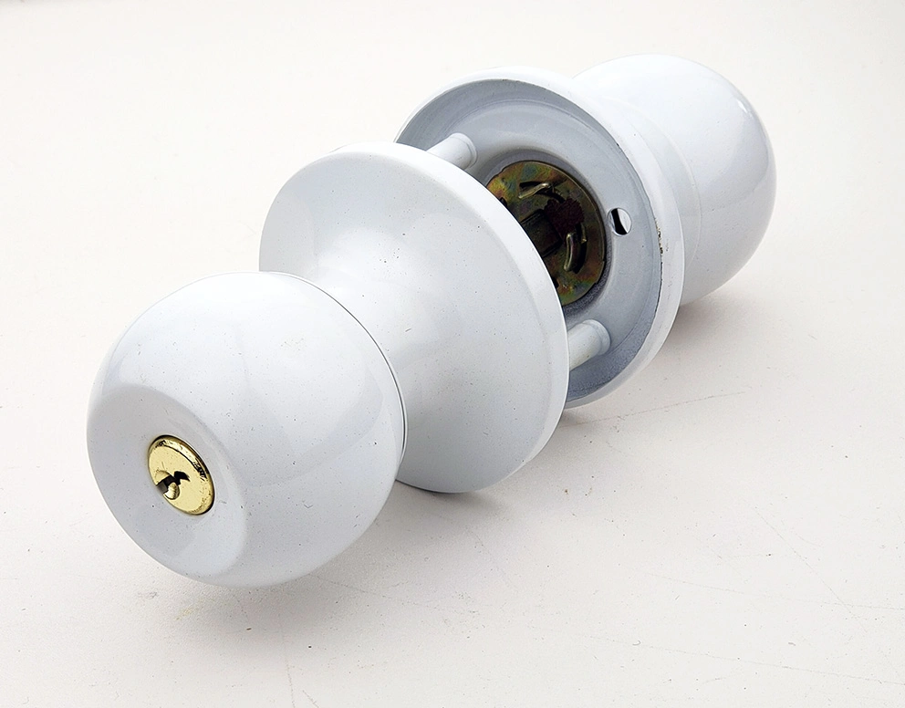 Good Quality Cheaper Price Iron Tubular Knob Round Lock (607PB-PS, ET, BK)