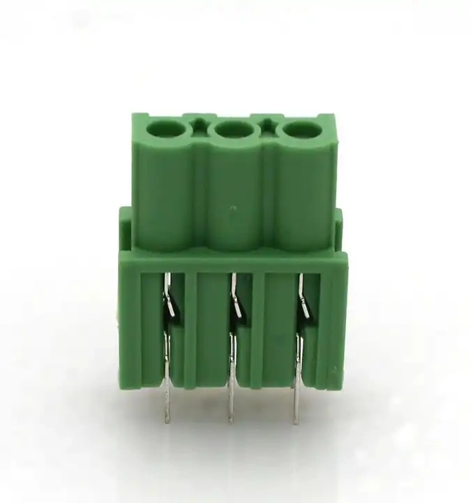 24 to 12 Cable Screw Type Panel Mounted Pluggable Male and Female Terminal Block