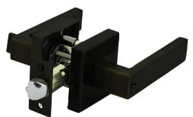 Flat Handle Passage Door Lever Lock for Interior Door Without Keys