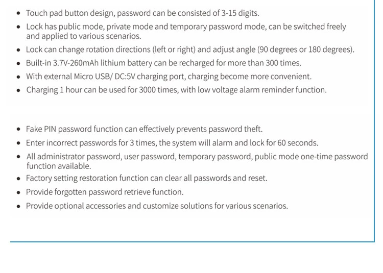 Wholesale Supply of Intelligent Password Lock Locker Lock