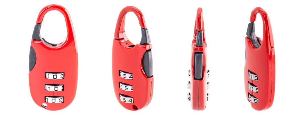 Colorful Combination Padlock Zinc Alloy Lock for Luggage