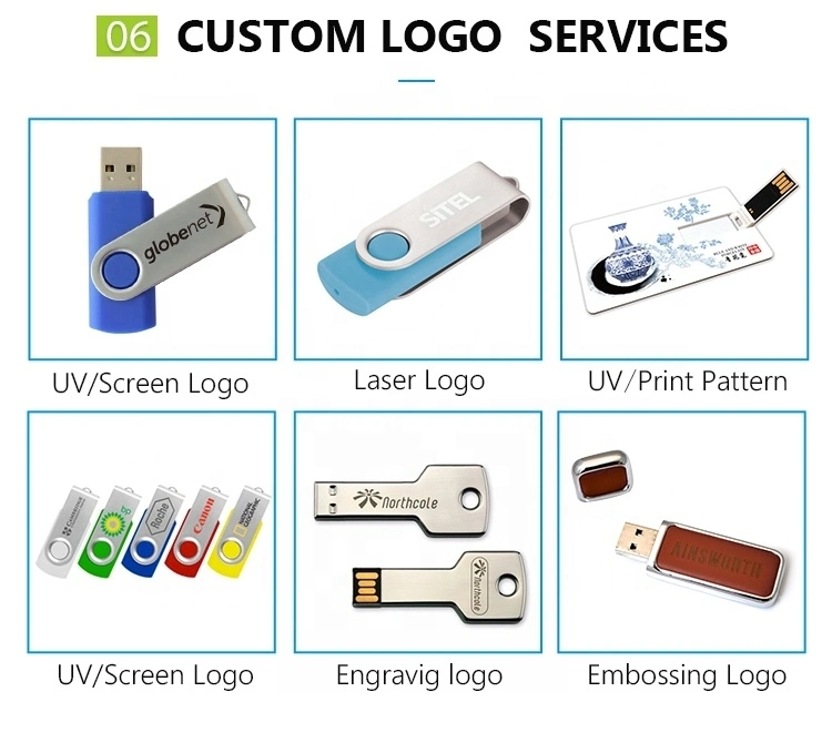 China Products/Suppliers Custom Logo Printing USB Flash Disk in Blister-Package