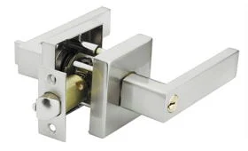 Flat Handle Passage Door Lever Lock for Interior Door Without Keys