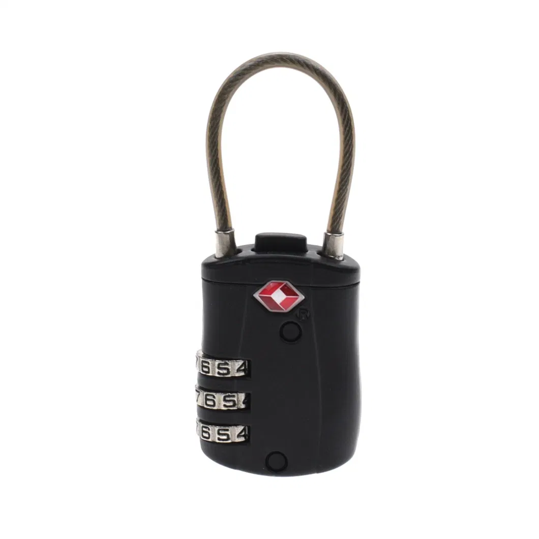 Cable Luggage Tsa Combination Lock (YH1546)