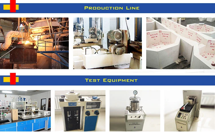 Fire Zirconium Corundum Brick Fused Cast Azs Refractory Blocks for Coke Oven