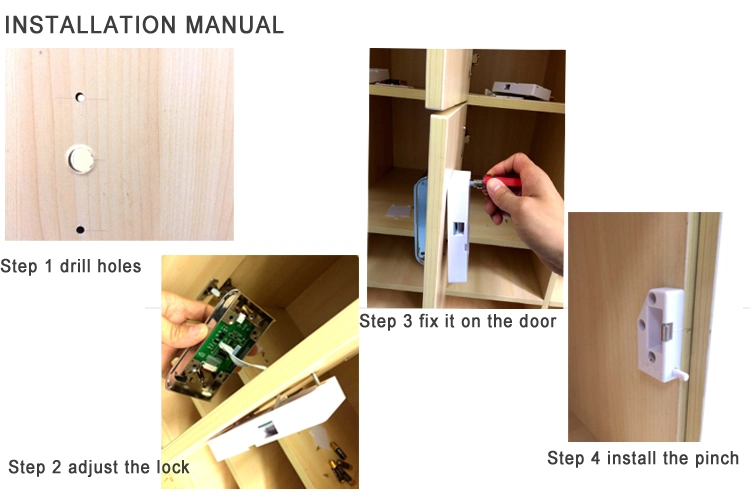 Touch Screen Password Keypad Pin Code Locker Zand Lock