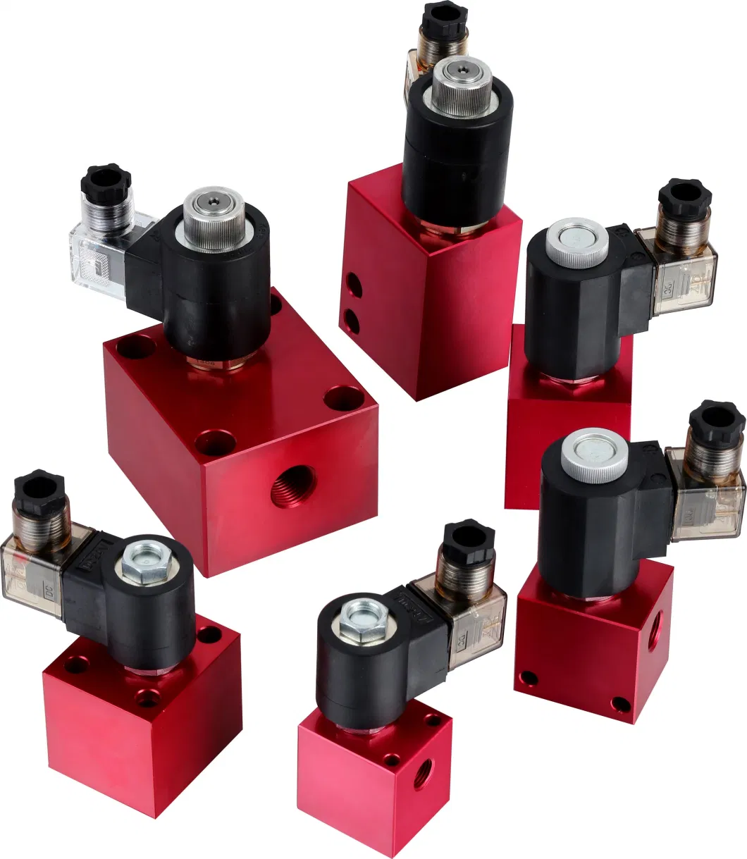 Red Lift Blocks with Adjustable Flow Control Valve for Cargo Elevator /Cargo Lift/Scissor Lift Platform