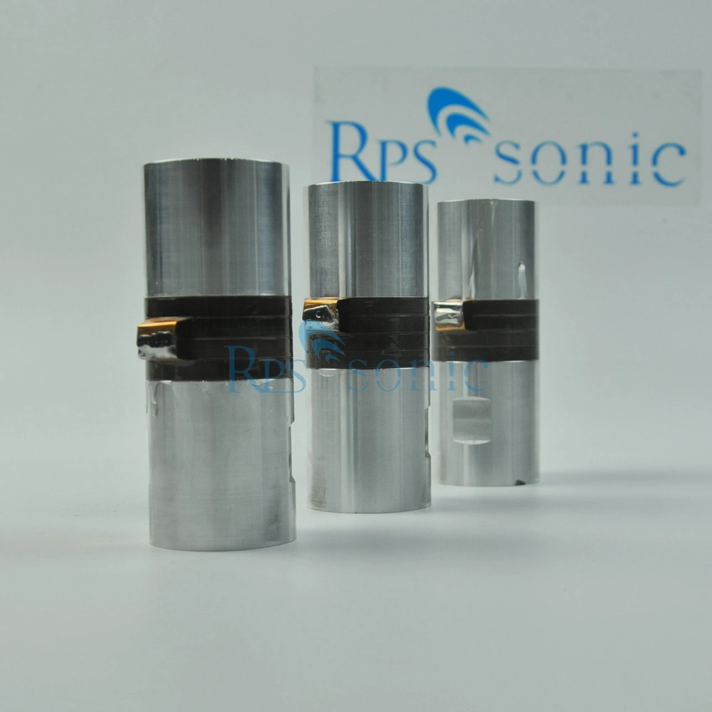 4 Ceramic Chips Ultrasonic Welding Converter 50mm Diameter for Plastic Assembly