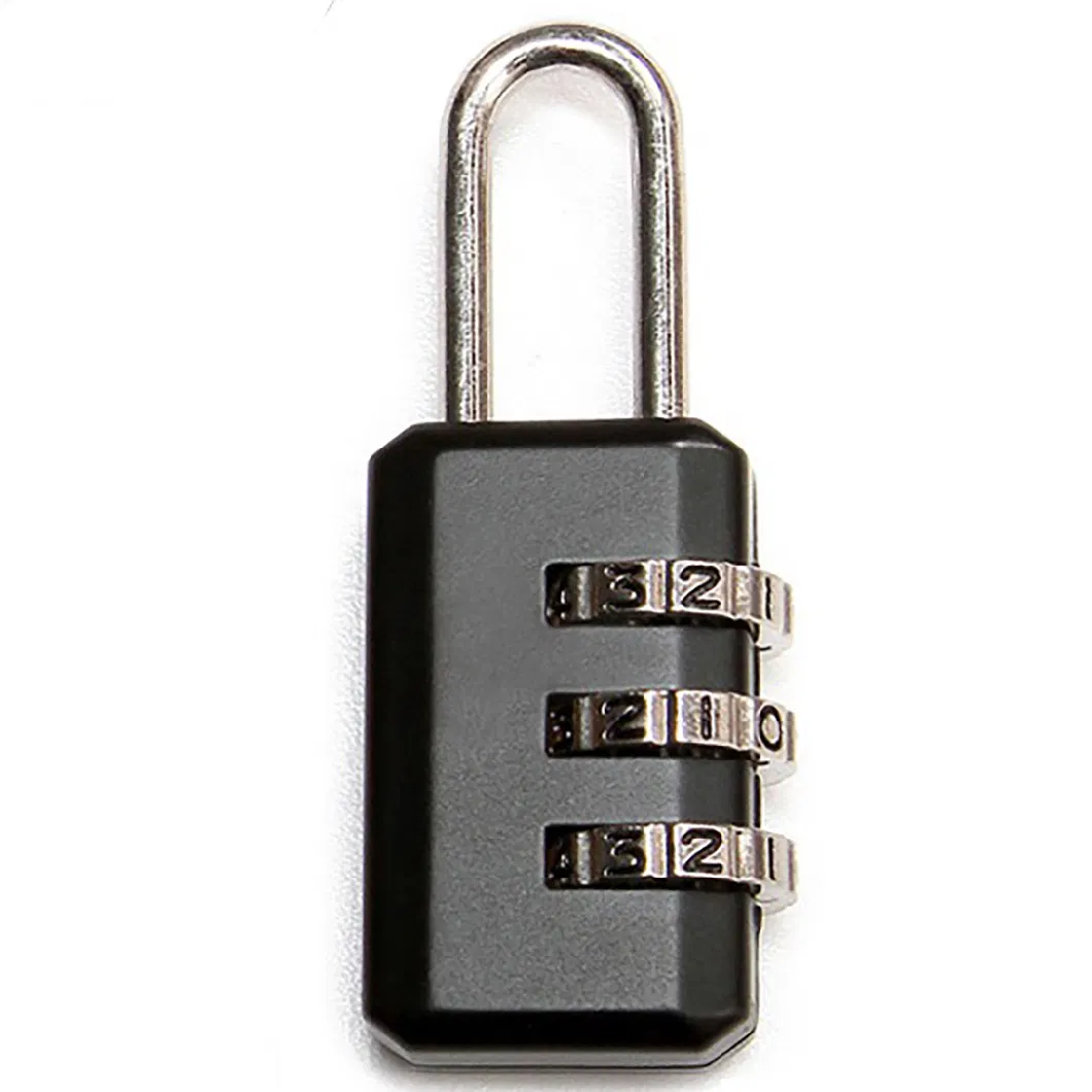 3 Digit Zinc Alloy Combination Resettable Luggage Lock