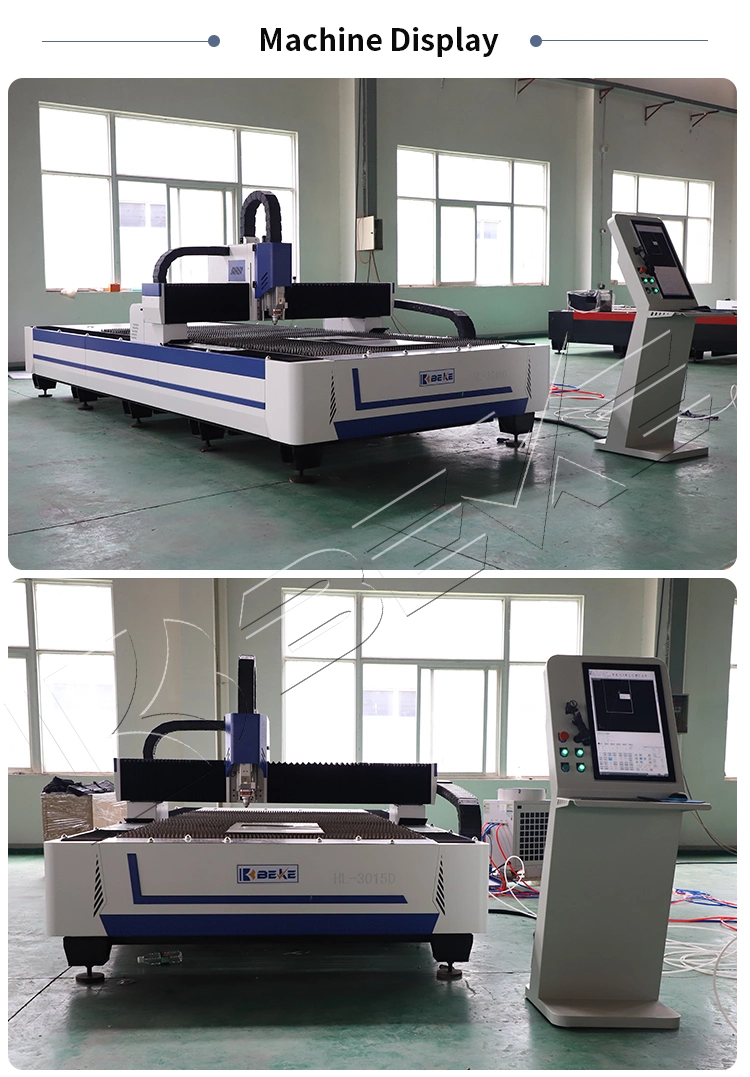 3000W 2000W 4000W Fiber Metal CNC Machine with Raycus Laser Cutting Machine