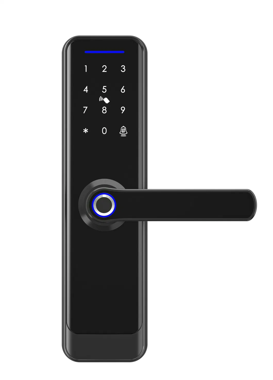 Smart Digital Handle Lock with Fingerprint Password and Tuya Function