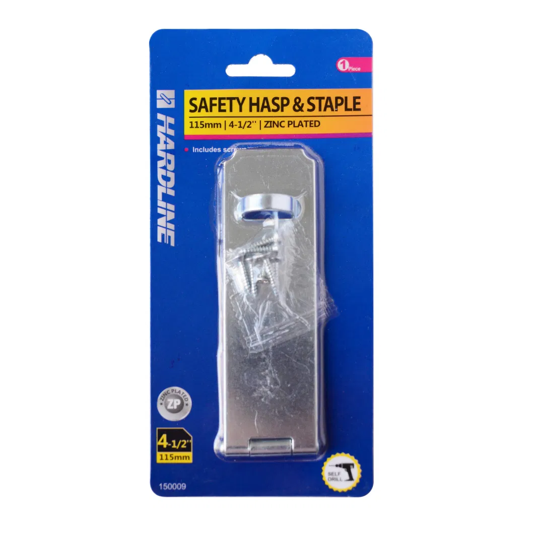 Hasp &amp; Staple Safety 115mm CD1 Steel Hasp