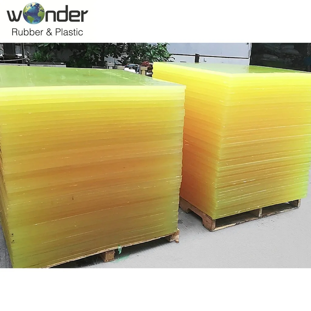 500mm*500mm*2mm High Quality Thermoplastic PU Thick Panel Polyurethane Rubber Block