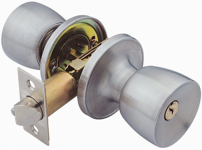 Round Knob Door Lock Cylinder Security Cylindrical Door Ball Lock Cylindrical Knobs Lock