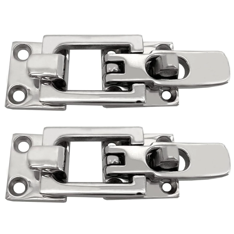 Marine Accessoriesstainless Steel 316 Boat Cabin Door Latch Anti-Rattle Boat Sliding Door Lock Latch Hasp