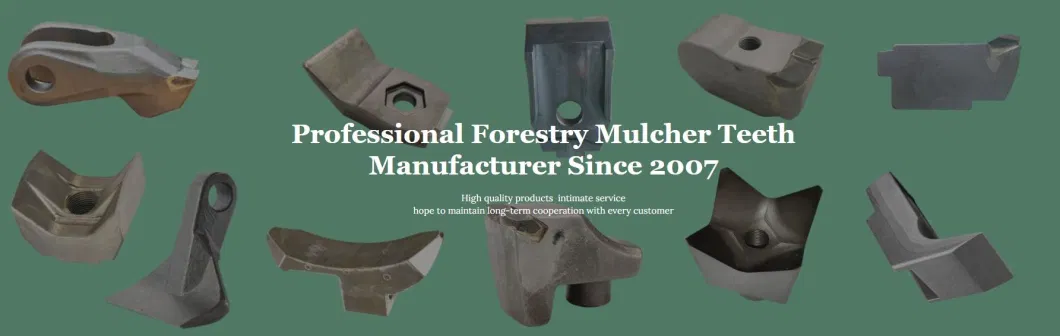 Swing Hammer Mulcher Hammer with Carbide Overlay Fits Seppi Forestry Mulcher