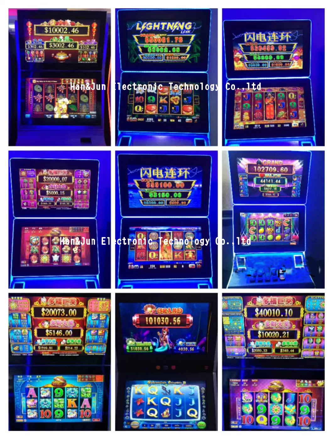 Video Slot Arcade Game Coin Operated Gambling Machine