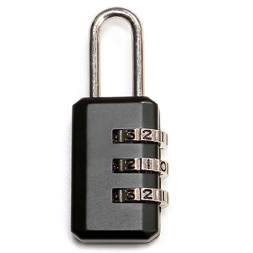 3 Digit Zinc Alloy Combination Resettable Luggage Lock