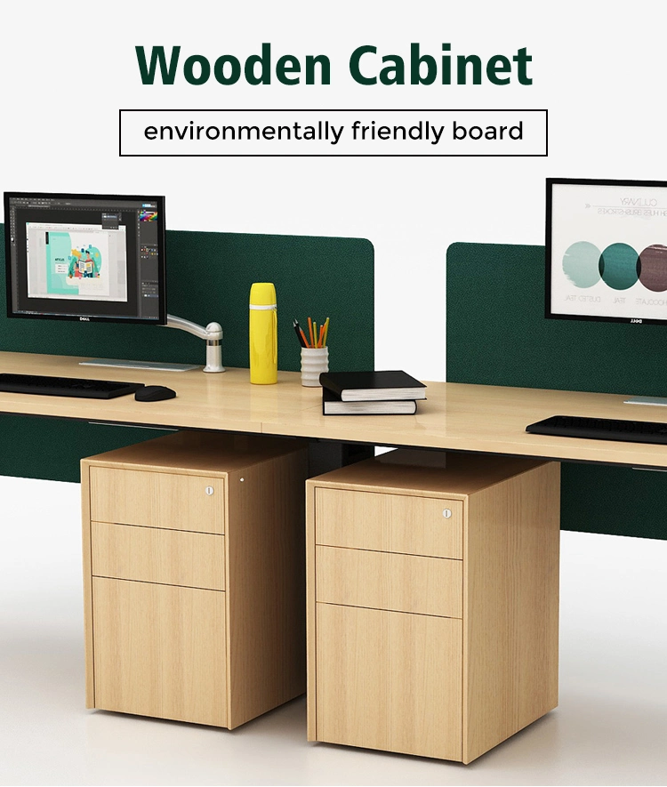 Mobile Cabinet Pedestal Under Desk 3 Drawers Wood Mobile Pedestal Lock Wheels Piedistallo Office Mobile Cabinet