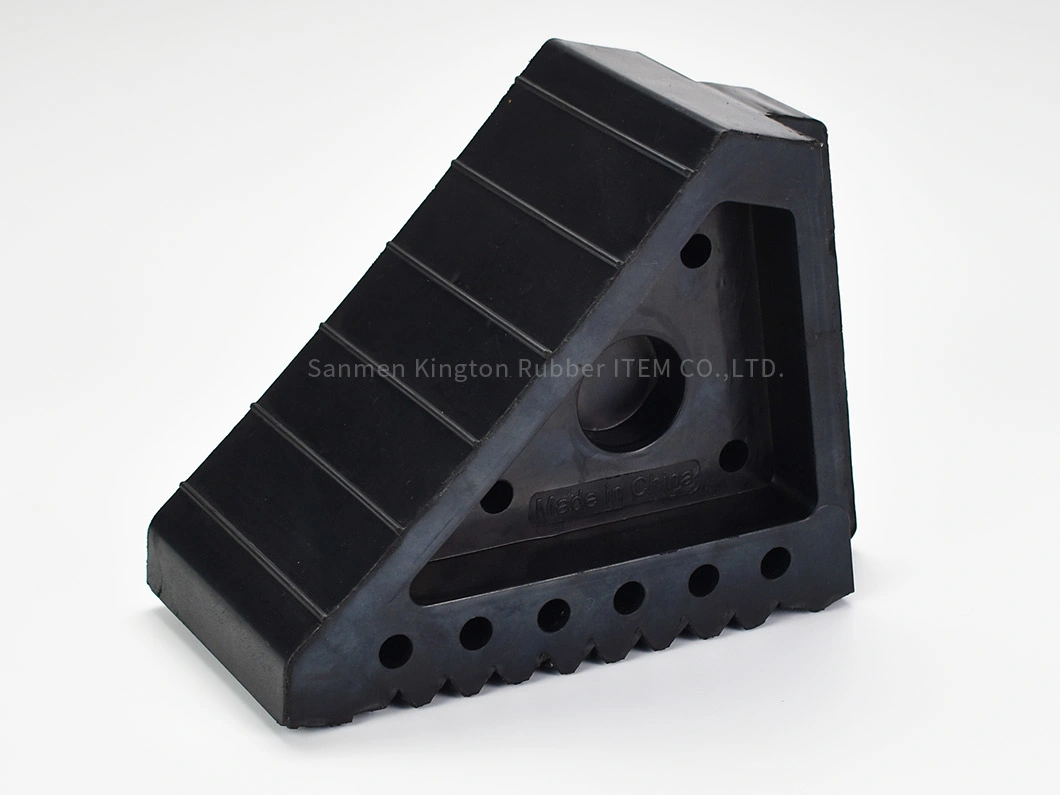 2024 Truck Rubber Wheel Chock Block with Handle