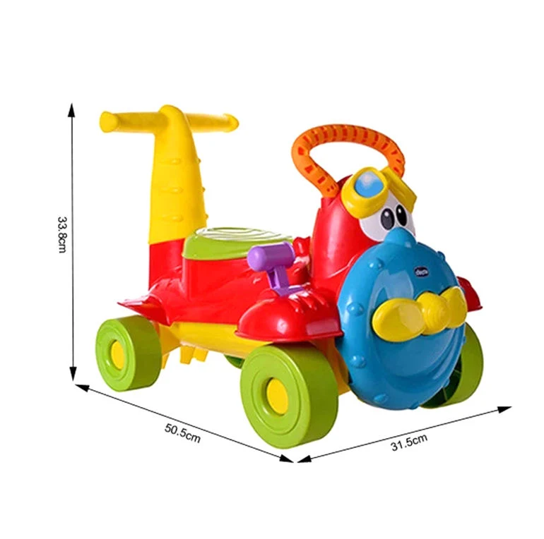 Wholesale Ride on Toy Carros De Juguete 4 Wheels Plastic Classic Baby Ride on Push Cars with Push Handle Ride