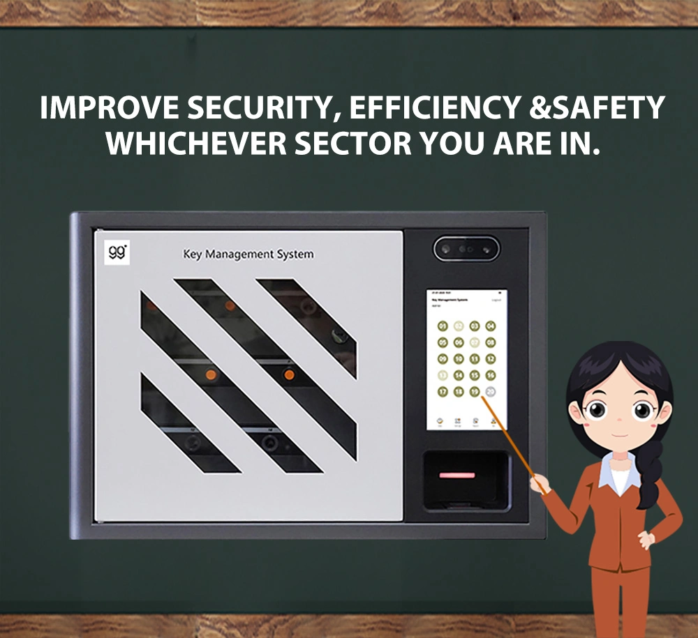 Smart Key Safes Deposited Cabinet Electronic Digital Hidden Key Lock Management