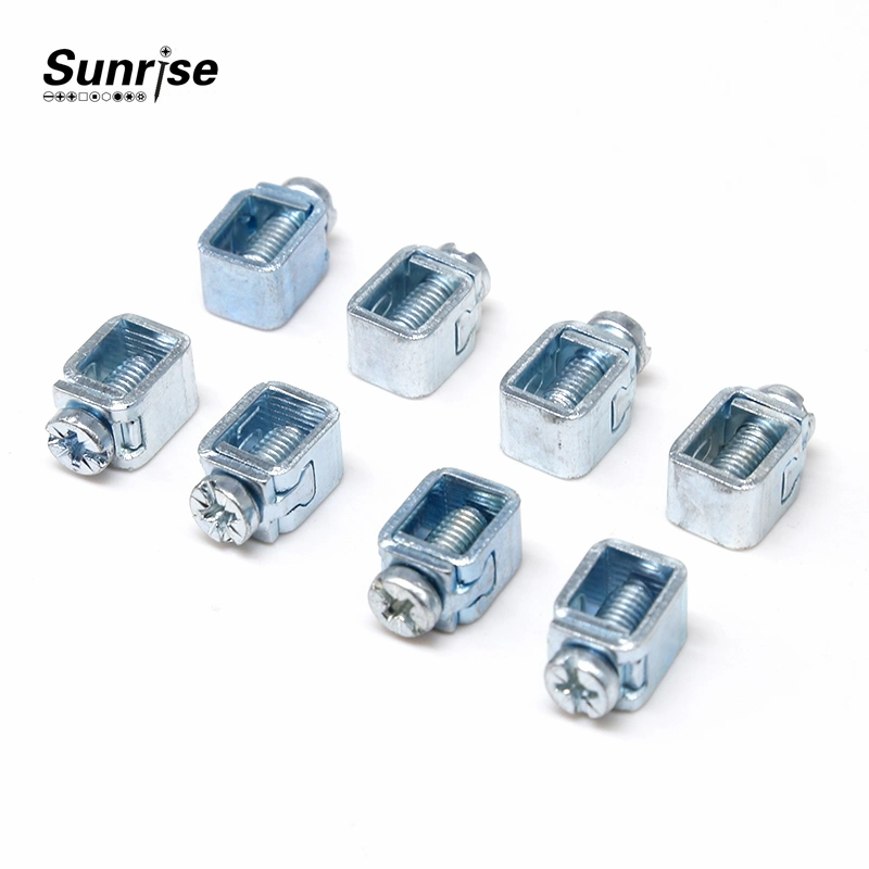 Wholesale Cable Metal Clamp Steel Terminal Screws Terminal Block with Terminal Cage