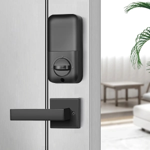Front Door Handleset Smart Deadbolt Keyless Door Handle Fingerprint Lock