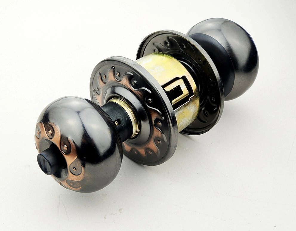 Good Quality Cheaper Price Iron Tubular Knob Round Lock (607PB-PS, ET, BK)