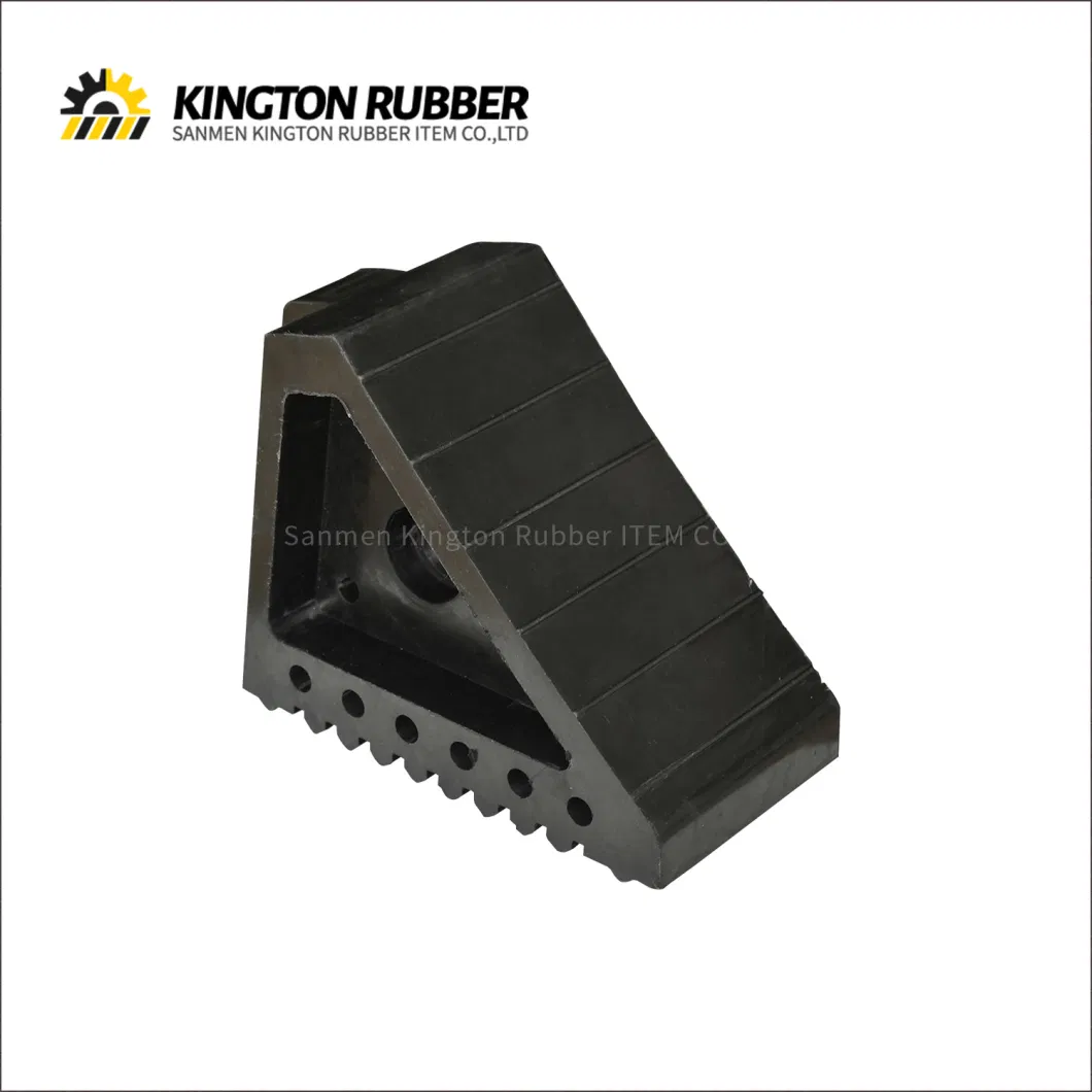 2024 Truck Rubber Wheel Chock Block with Handle