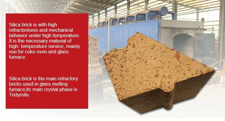 Silica Brick Fire Resistant Blocks Used in Glass Furnace High Temperature Refractory