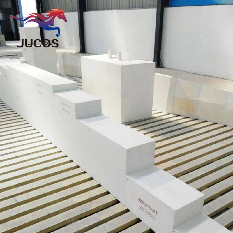 Fire Zirconium Corundum Brick Fused Cast Azs Refractory Blocks for Coke Oven