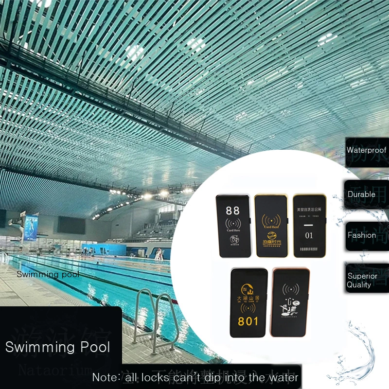 Alloy Zinc Smart Digital RFID SPA Swimming Pool Gym Electronic Cabinet Lockers Lock with Master Key