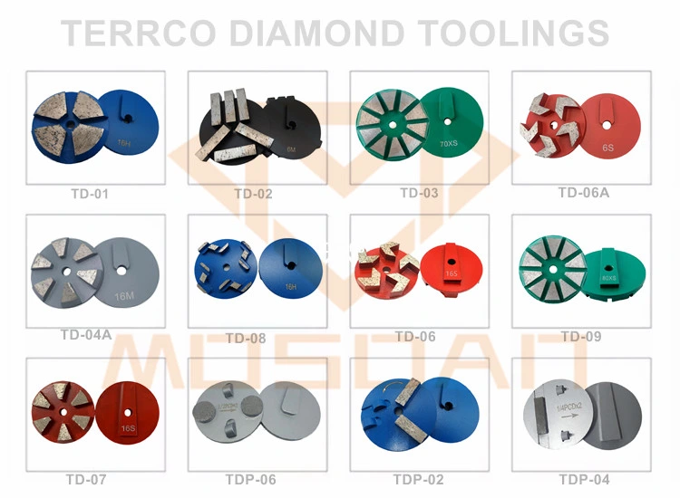 Terrco Speed Shift Removing Carpet Glue Epoxy PCD Cutter Grinding Disk