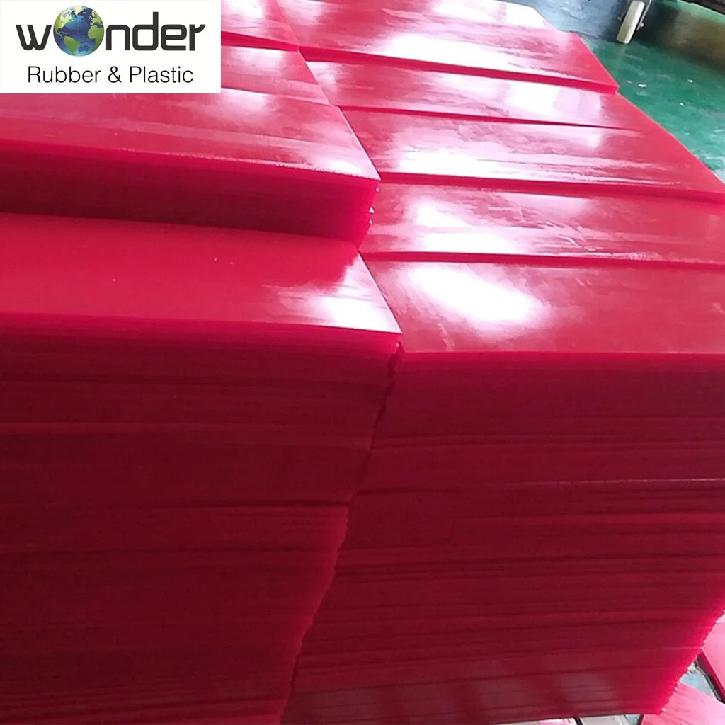 500mm*500mm*2mm High Quality Thermoplastic PU Thick Panel Polyurethane Rubber Block