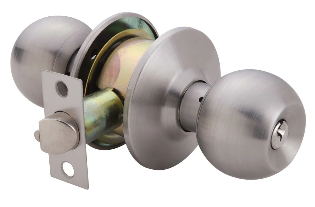 3871ss Door Lock, Cylindrical Knob Lock, Knob Lockset, Hardware, Round Knob