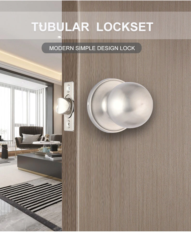 Best Price Tubular Leverset Ball Cylindrical Round Knob Door Lock