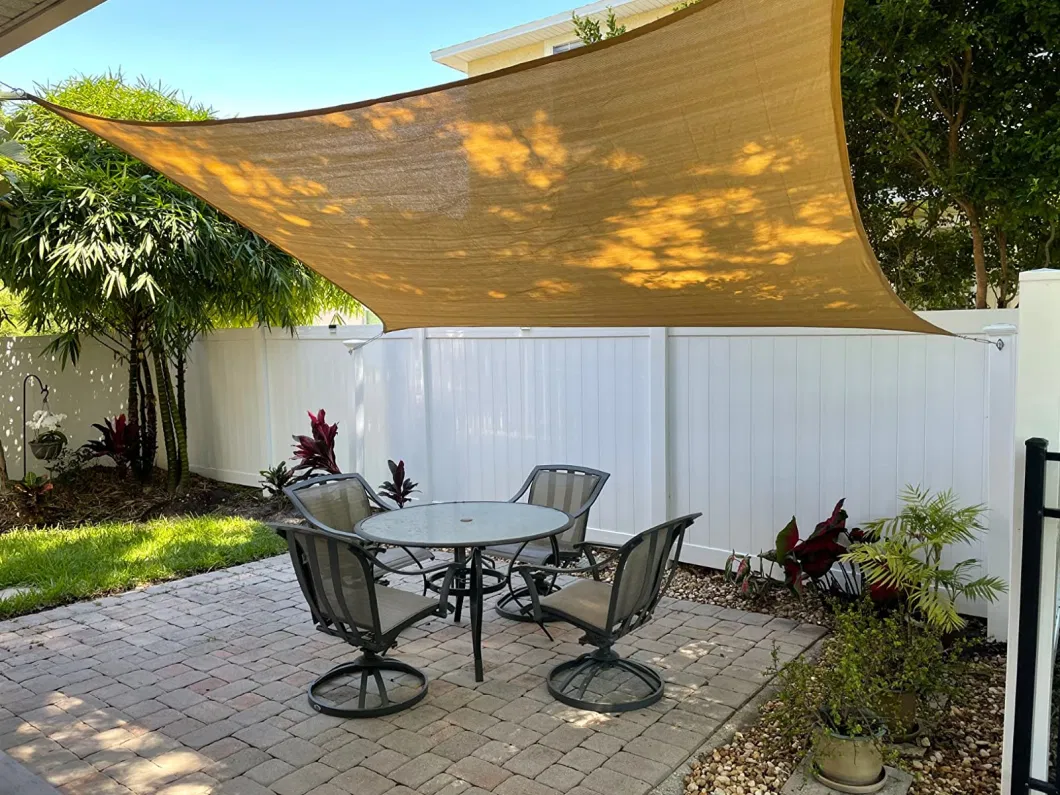 Triangle 16&prime; X 16&prime; X 16&prime; Sun Shade Sail Canopy UV Block for Outdoor Patio Garden Yard Deck Pergola