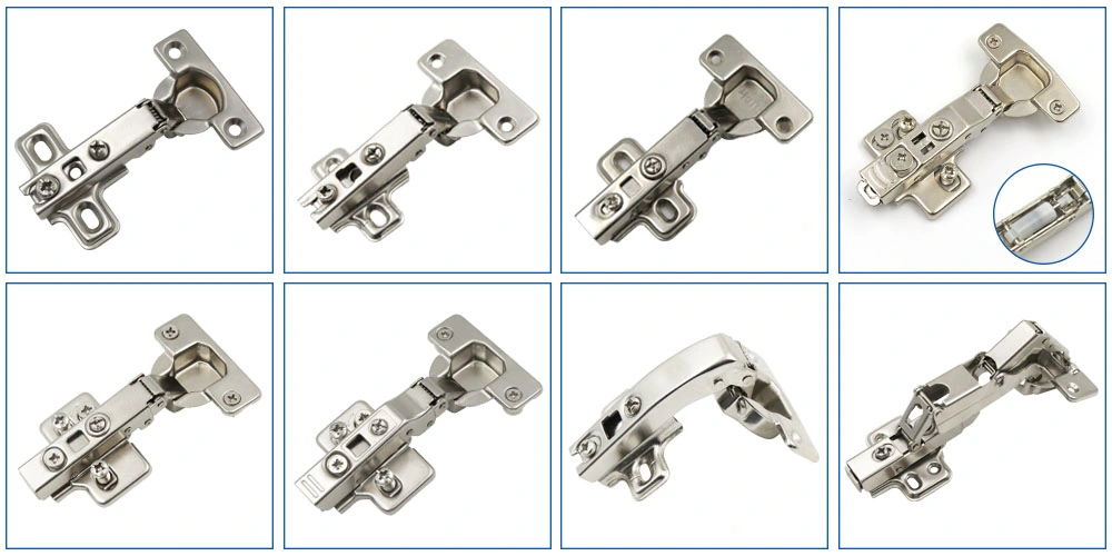 Customized Furniture Hardware Kitchen Accessories Cabinet Hydraulic 3D Soft Close Hinge China