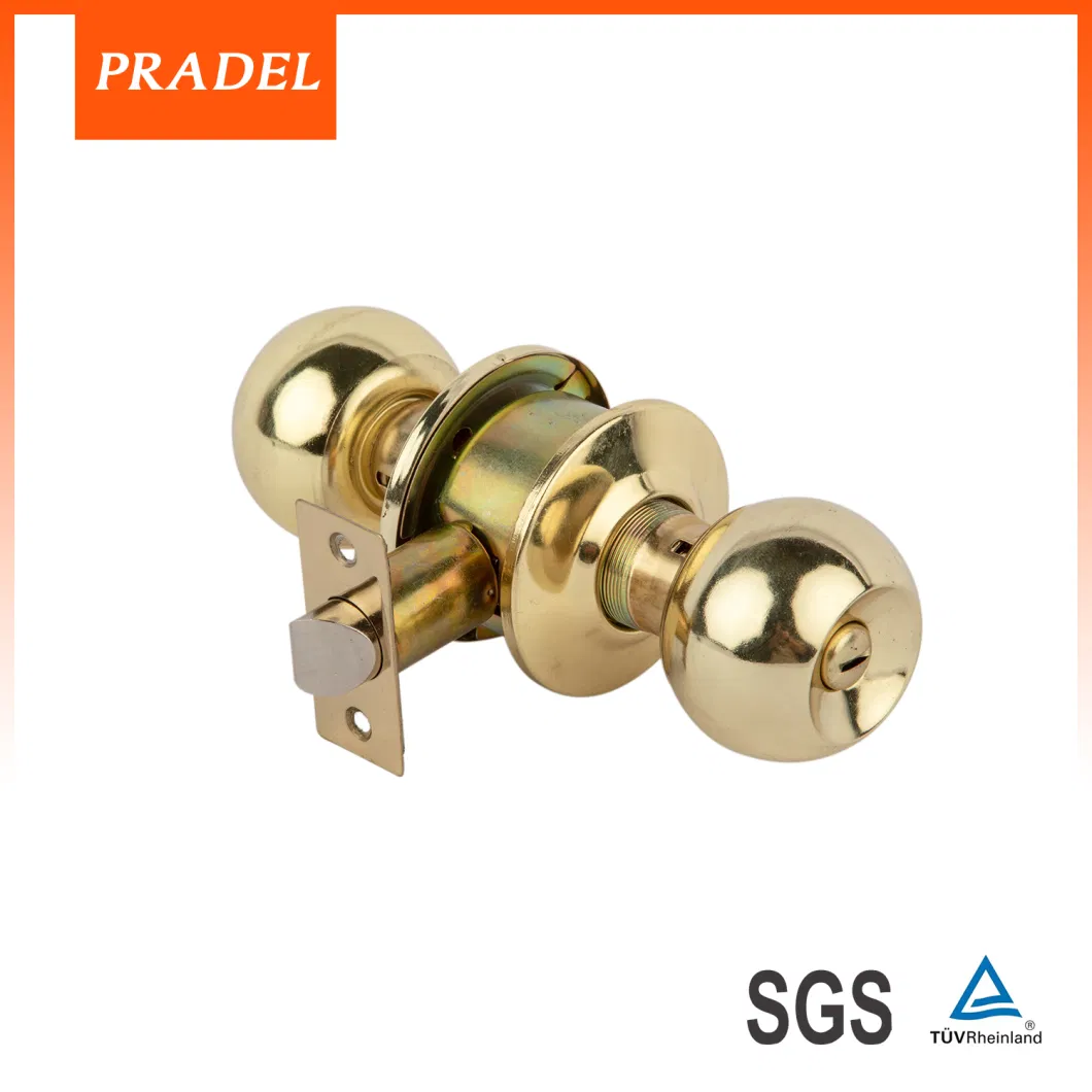 Keyed Entry Door Tubular Knob Cylindrical Door Lock for Safe