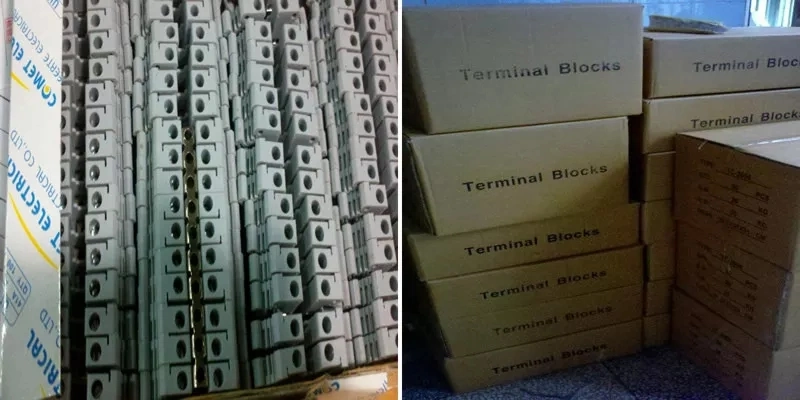 Sak Jxb Plastic 4mm2 Panel Mount Terminal Block Distribution Copper Material Terminal Blocks Connector