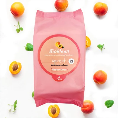 Biokleen Customize pH Balanced Alcohol-Free Fragrance Waterproof Facial Makeup Remover Organic Wipes
