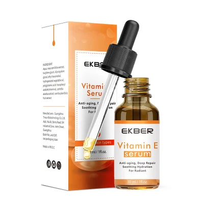 Private Label Anti Aging Whitening Facial Serum with Hyaluronic Acid Hydrating Retinol Moisturizing Vitamin E Serum