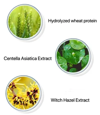 Private Label Vitamin C Foam Face Wash Turmeric Aloe Green Tea Coconut Bubble Facial Cleanser with Brush