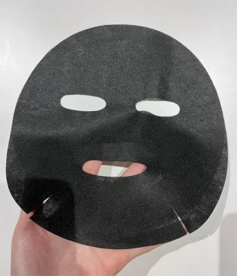 DIY Cloth or Paper Facial Mask Sheet Compressed Cosmetic Charcoal Black Facial Mask