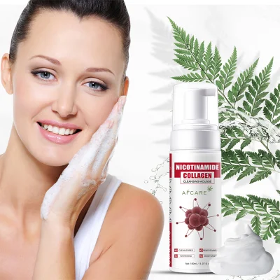 Face Clean and Whitening Facial Foam Cleanser for Cleanser or Makeup Remover