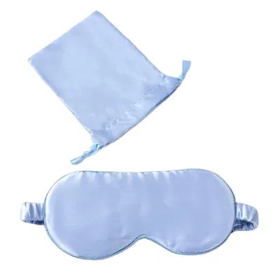 Silk Sleep Eye Cover Mulberry Silk Eyemask Sleeping Set Night Mulberry Printed 100% Silk Eye Mask with Pouch