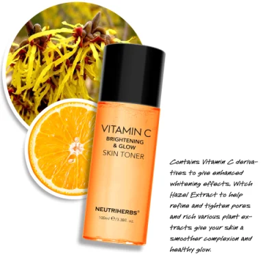 Private Label Skin Beauty for Black Oily Skin Hydrating Good Withening Repair Vc Toners